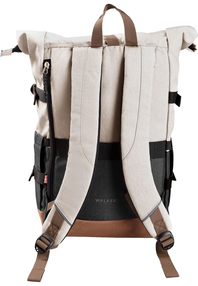 Roll Top Reise Rucksack Laptopfach