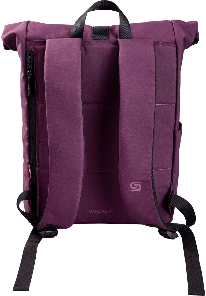 Freizeitrucksack mit Rollverschluss und Laptopfach