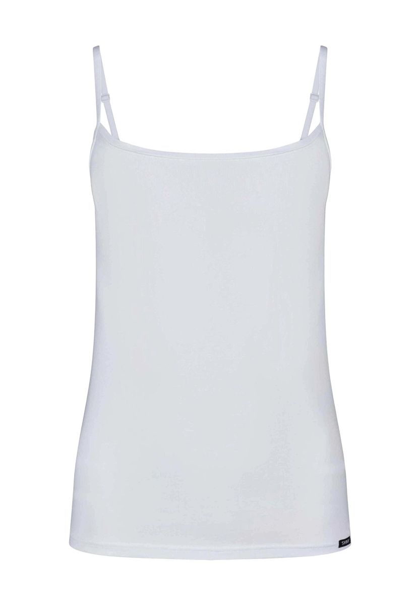 Verstellbares Baumwollmischung Tanktop mit Trägern