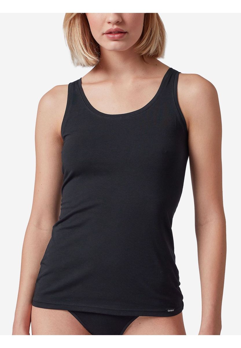 Essential Tanktop aus Baumwollstretch