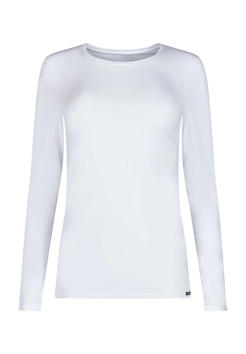 Klassisches Langarmshirt mit enger Passform