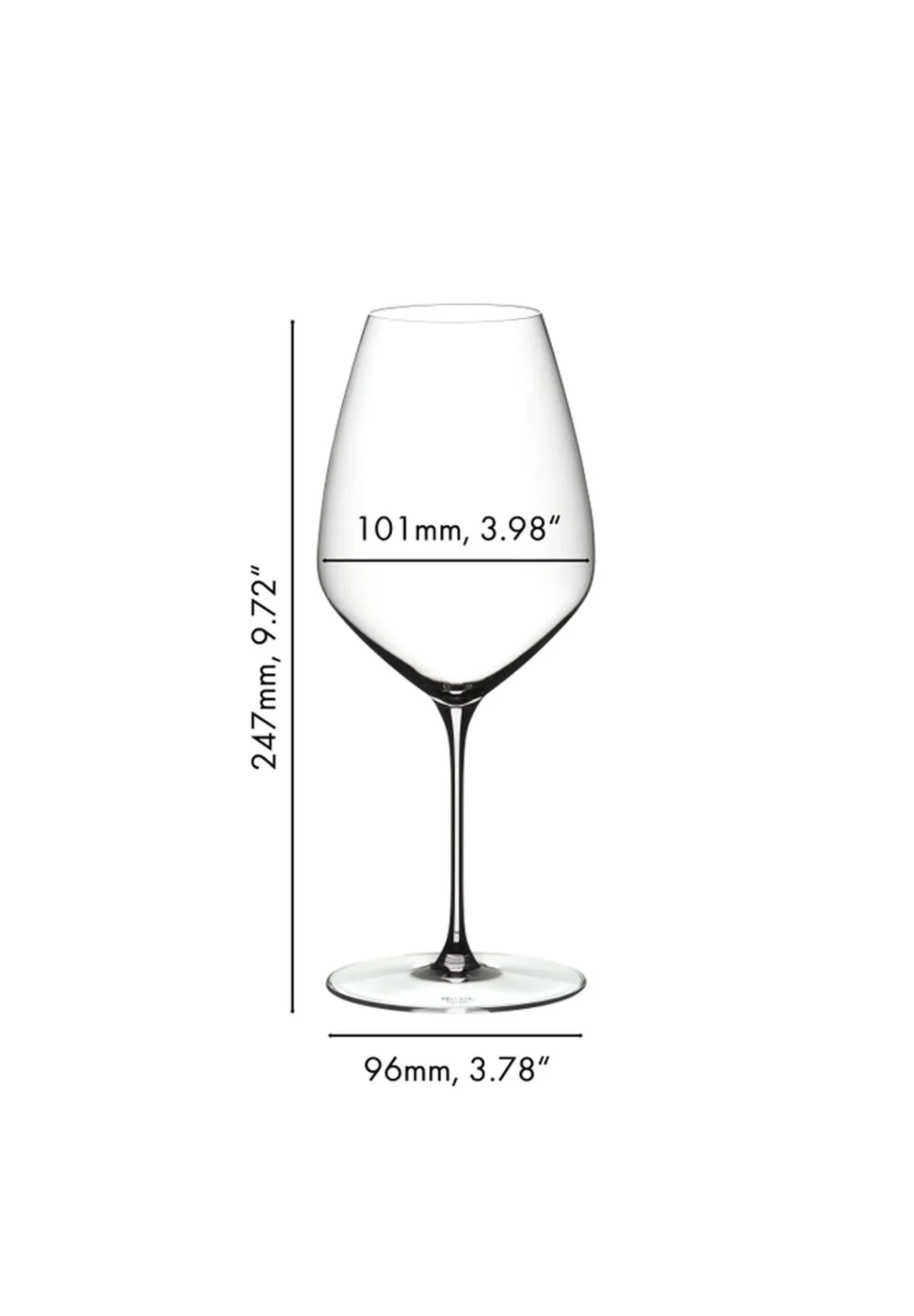RIEDEL Rotweinglas, 2er-Set, transparent