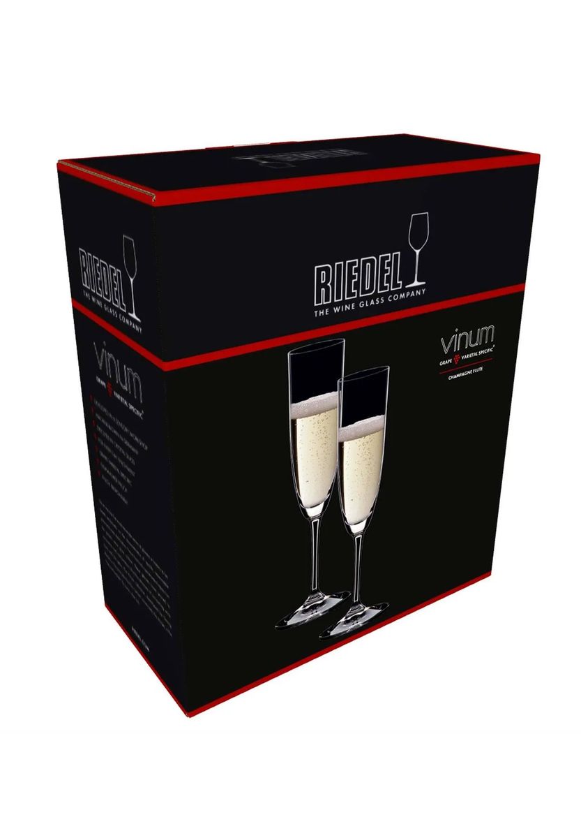 RIEDEL Champagnerglas, "VINUM",2er-Set, transparent
