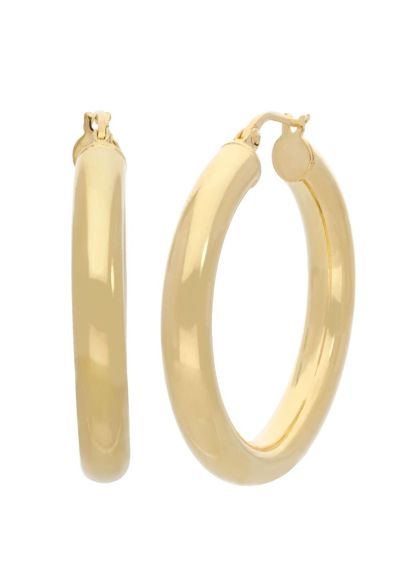 VANDENBERG Damen Creolen, 925er Silber, GELBGOLD, 99