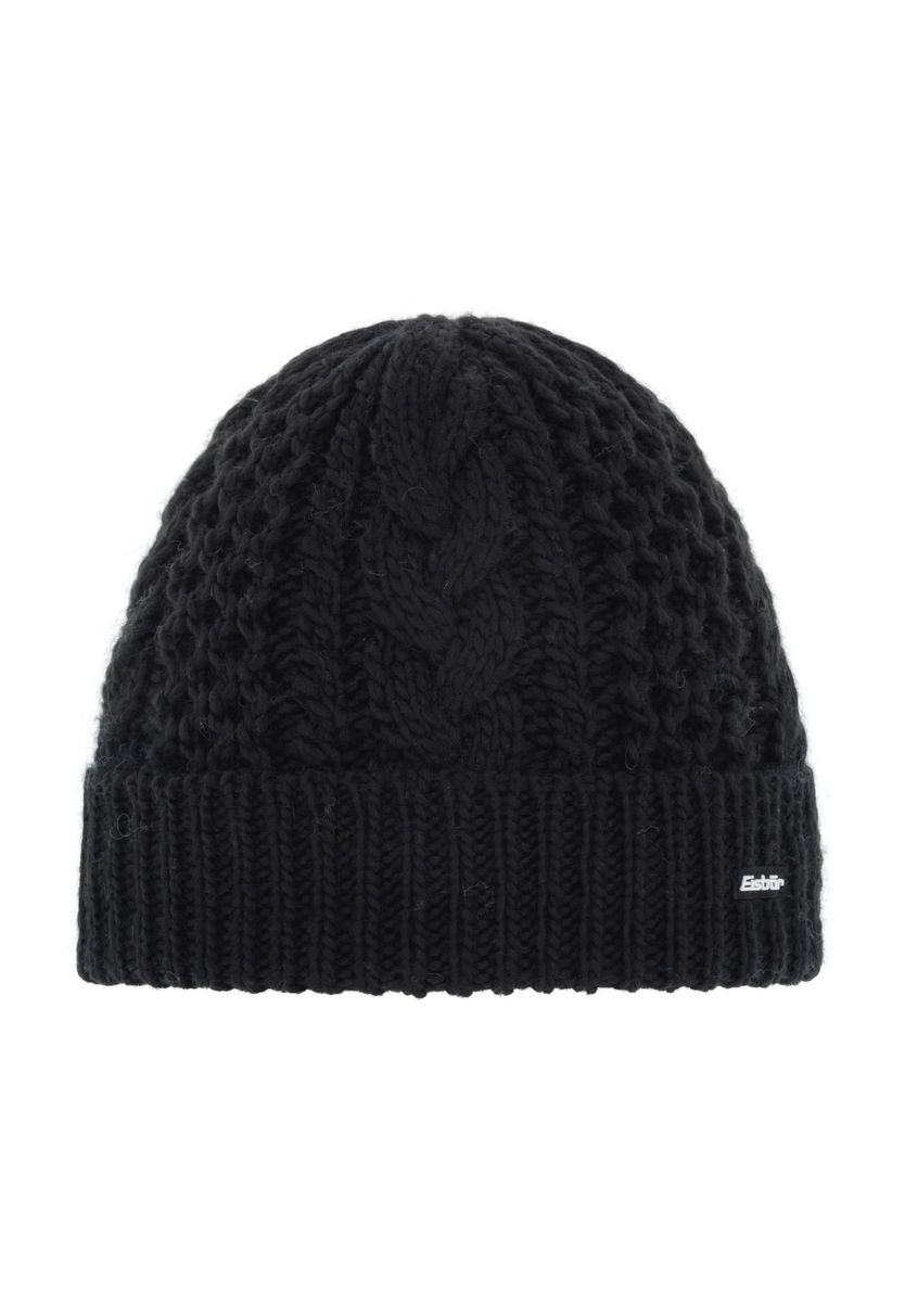 Klassische Strickmütze mit Wollmischung