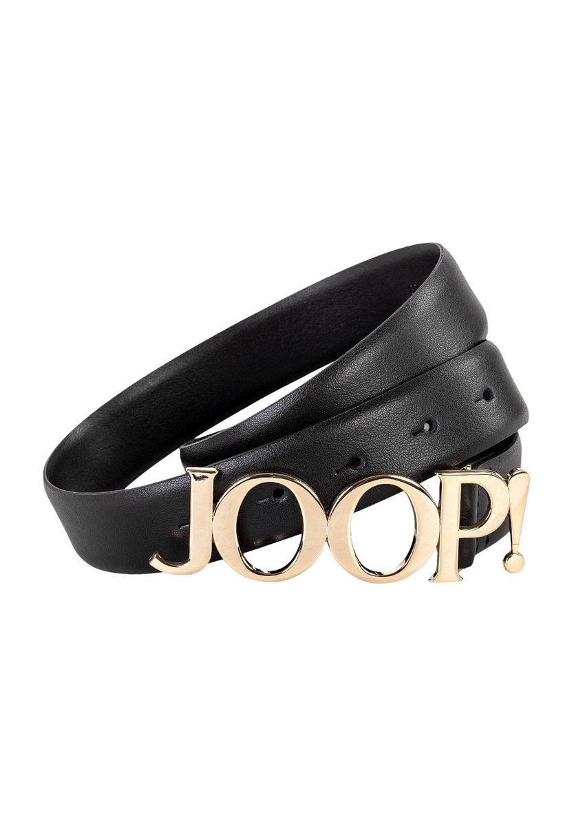 Ledergürtel mit Logo-Schnalle