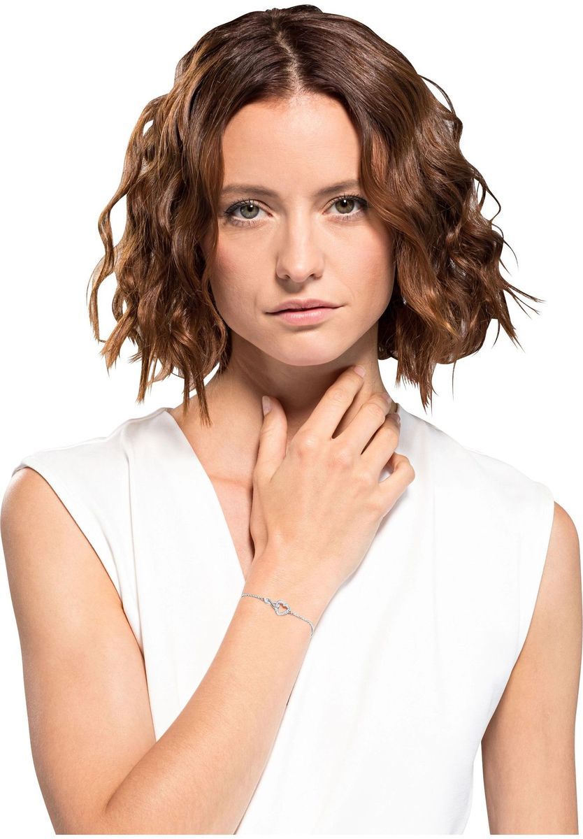 Funkelndes Unendlichkeits-Herzarmband