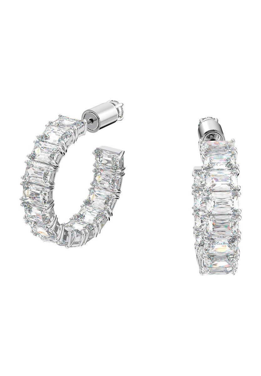 Strahlende, Kristallbesetzte Creolen