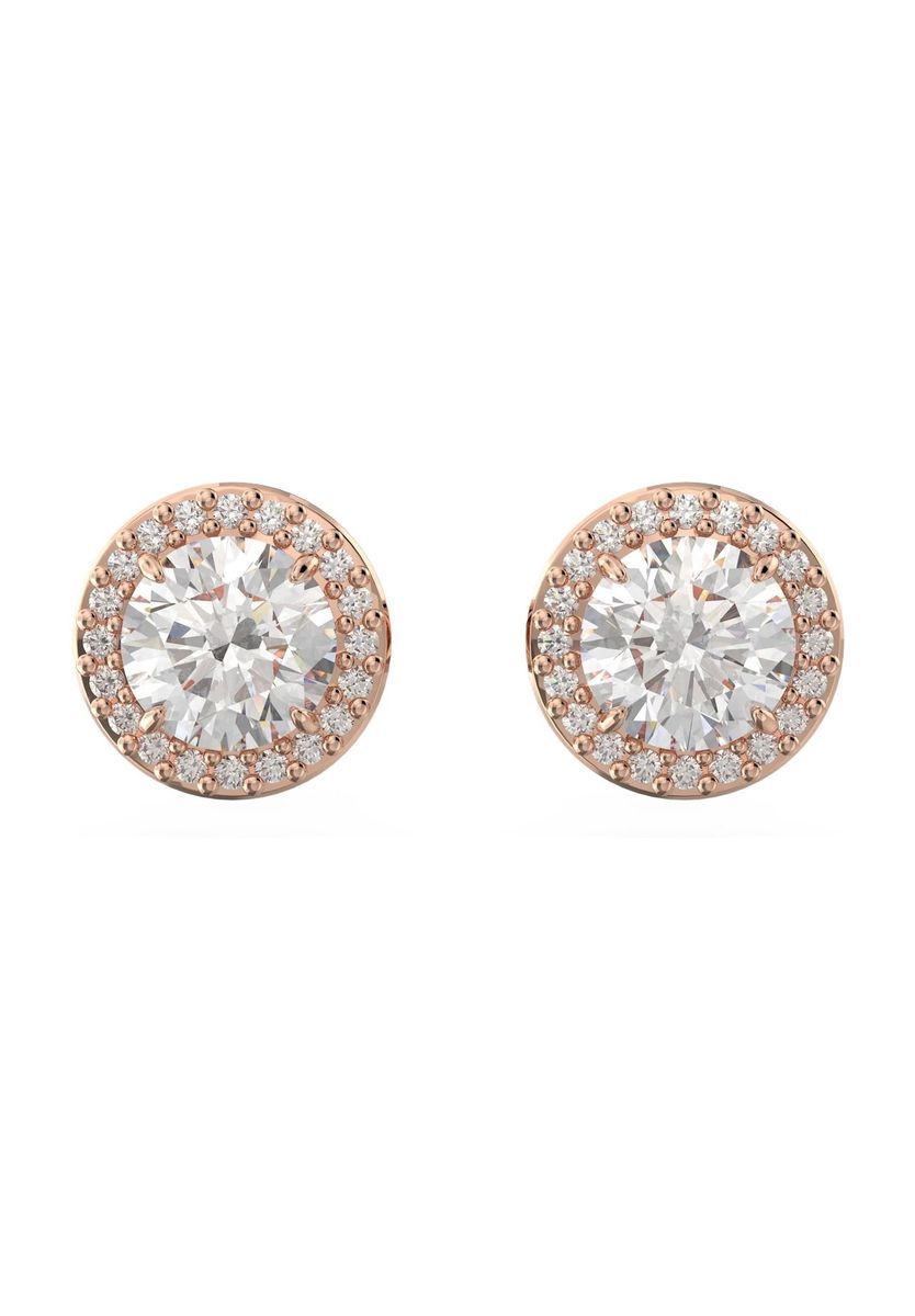 Elegante Kristall Halo Ohrstecker