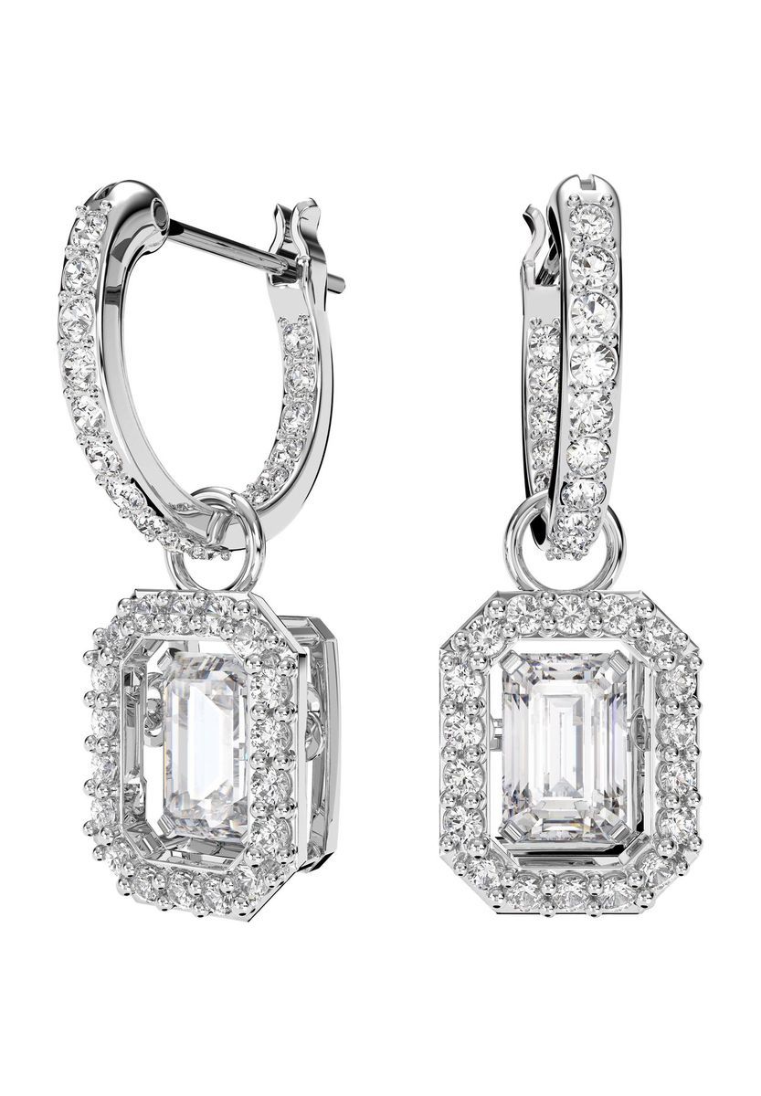 Funkelnde silberfarbene Ohrhänger