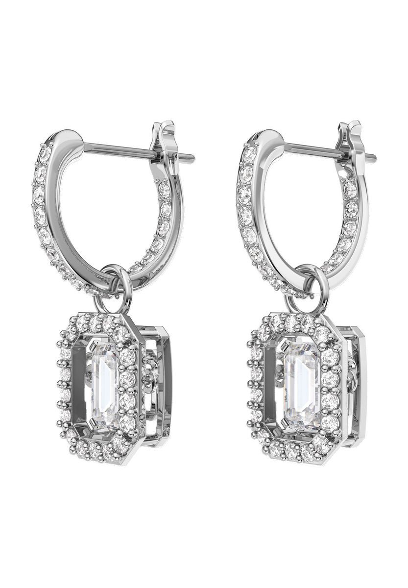 Funkelnde silberfarbene Ohrhänger