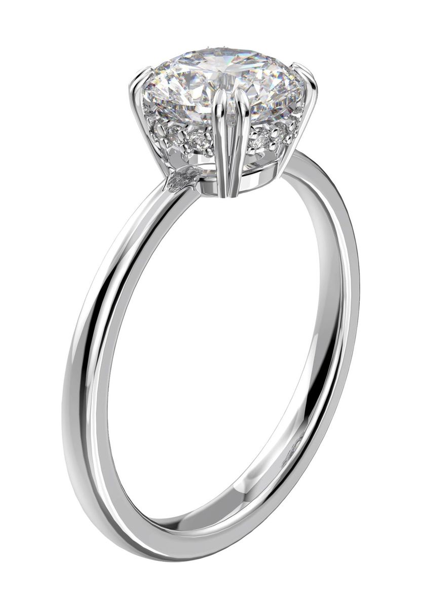 Klassischer Kristall Cocktailring