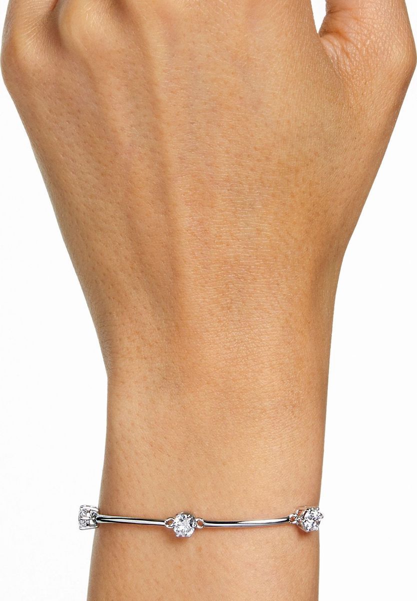 Funkelndes Kristall Silber Armband