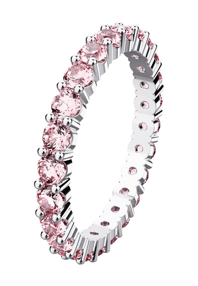 Ewigkeitsring mit runden blauen Kristallen