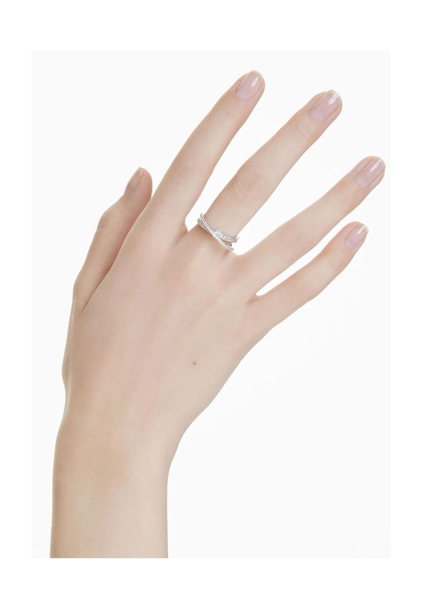 Ineinandergreifender Kristall Statement Ring