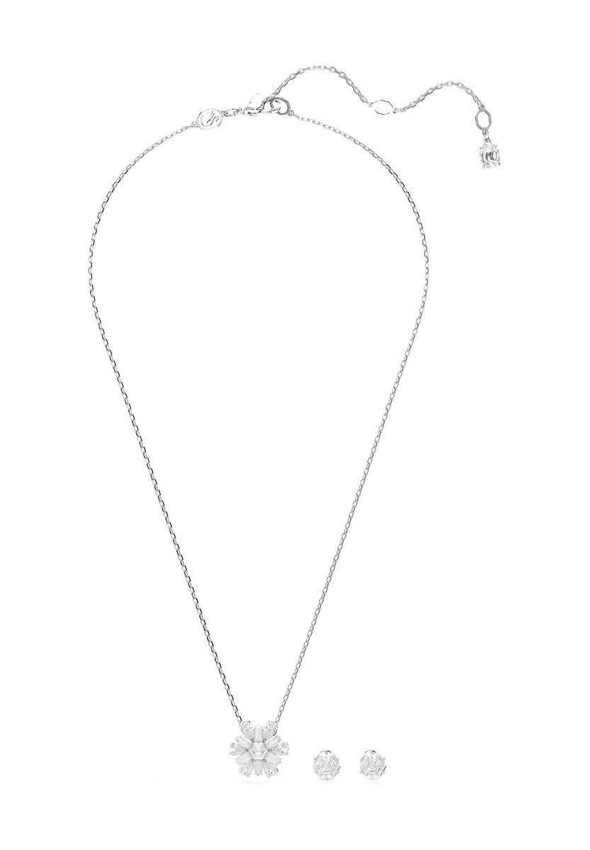 Elegantes Kristall Schneeflocke Schmuckset