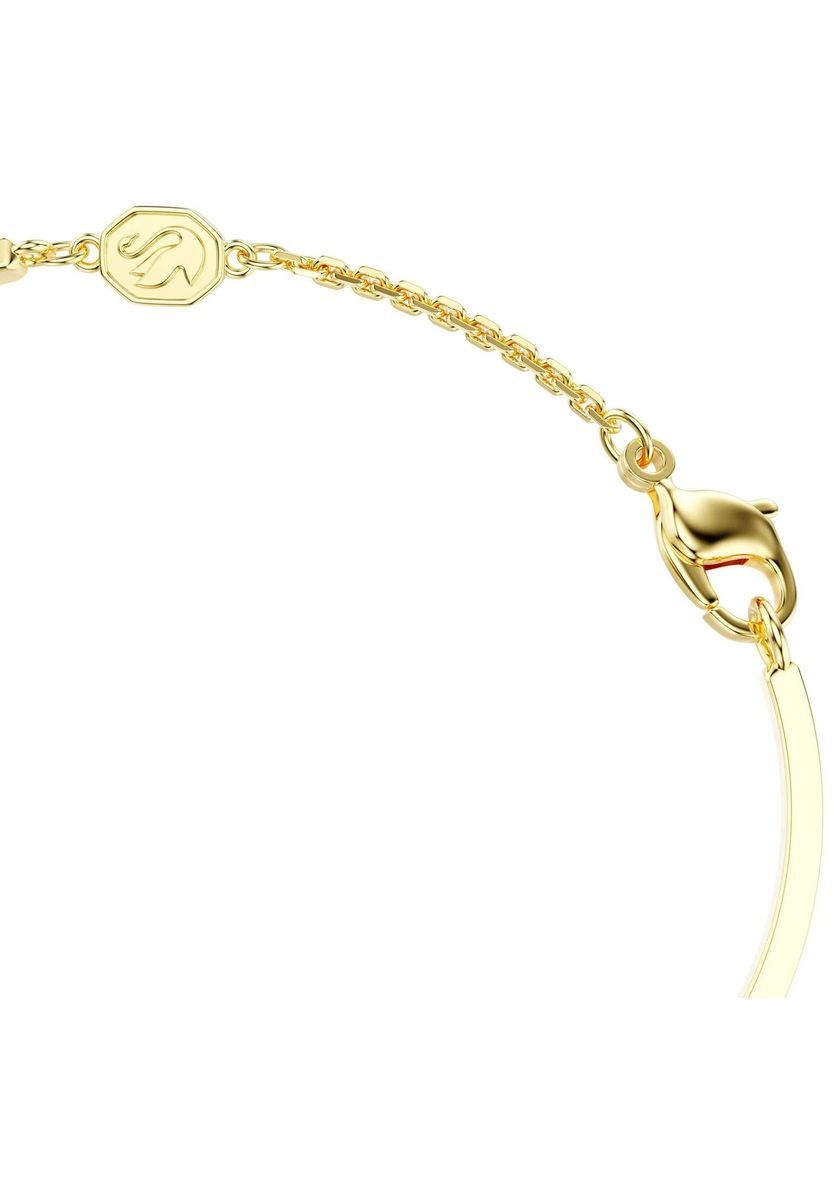 Goldfarbener Kristall Evil Eye Armreif