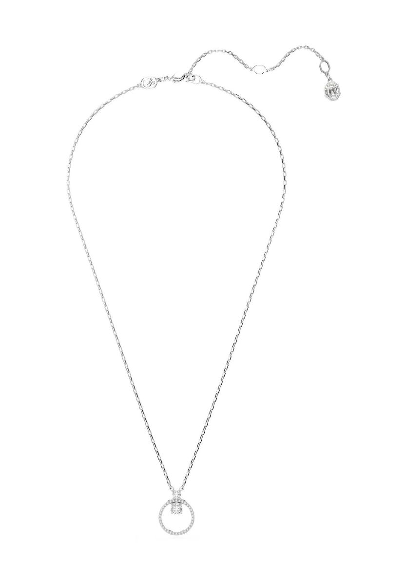 Funkelnde Silber Halskette mit Anhänger