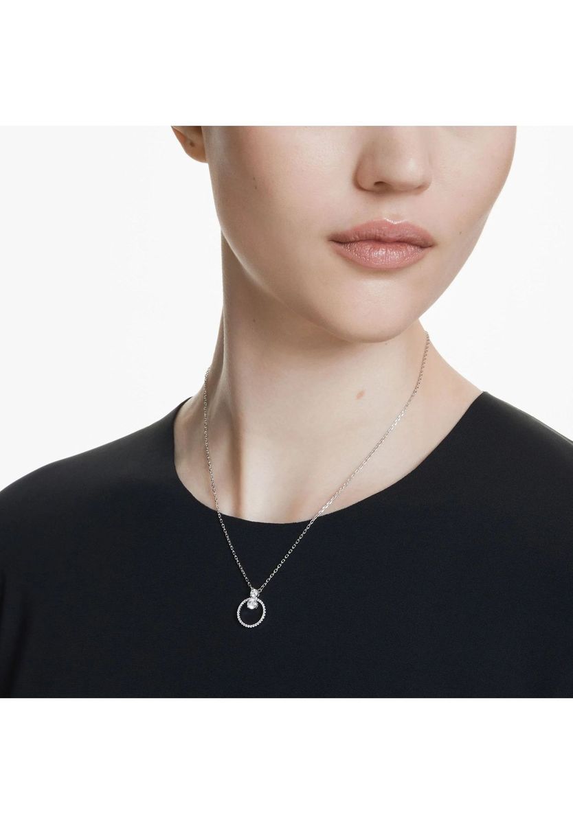 Funkelnde Silber Halskette mit Anhänger