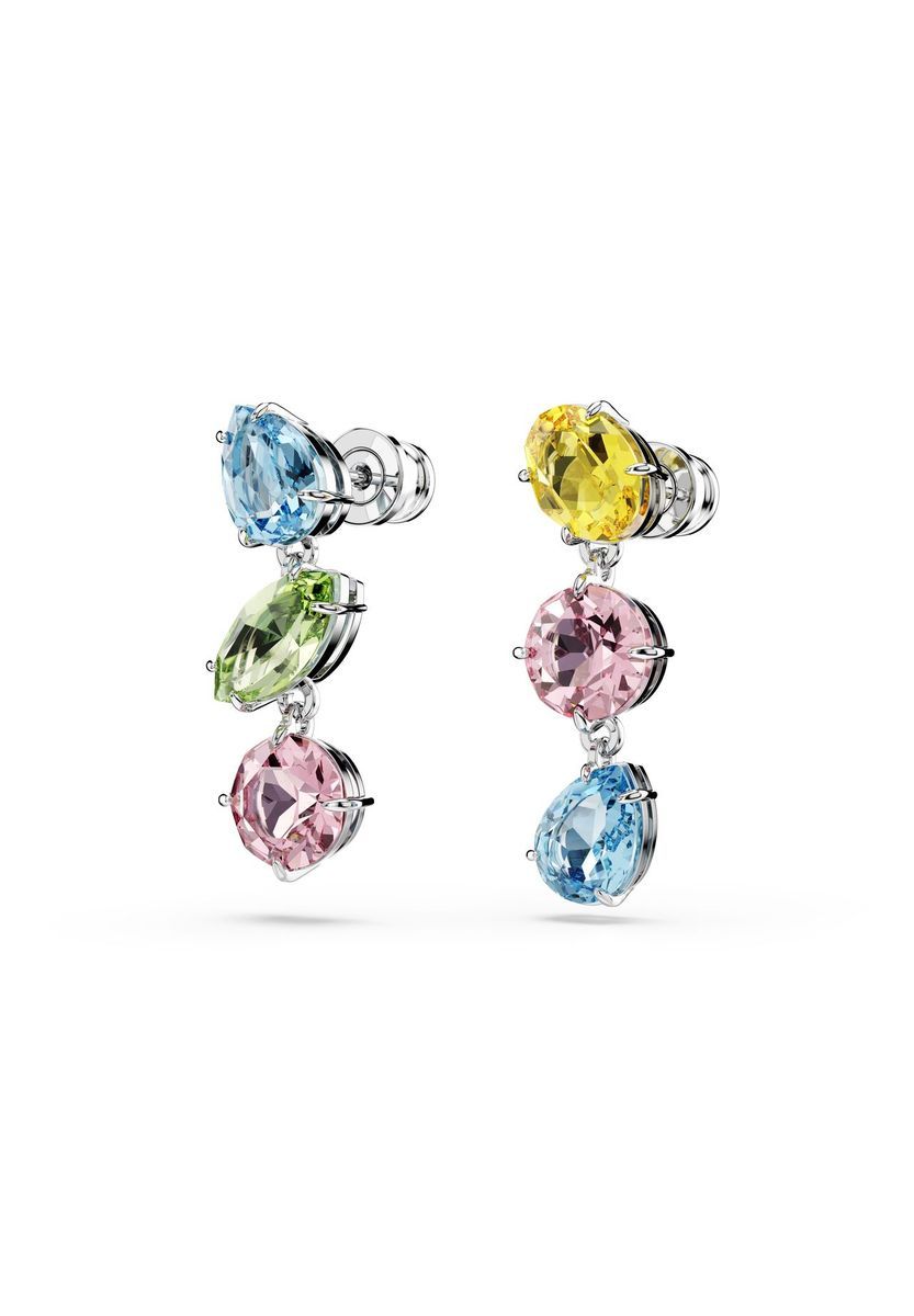 Asymmetrische Multicolor Kristall Ohrhänger