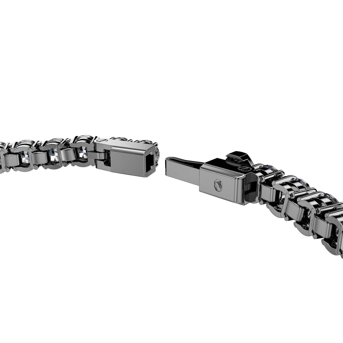 Graues Zirkonia Tennisarmband