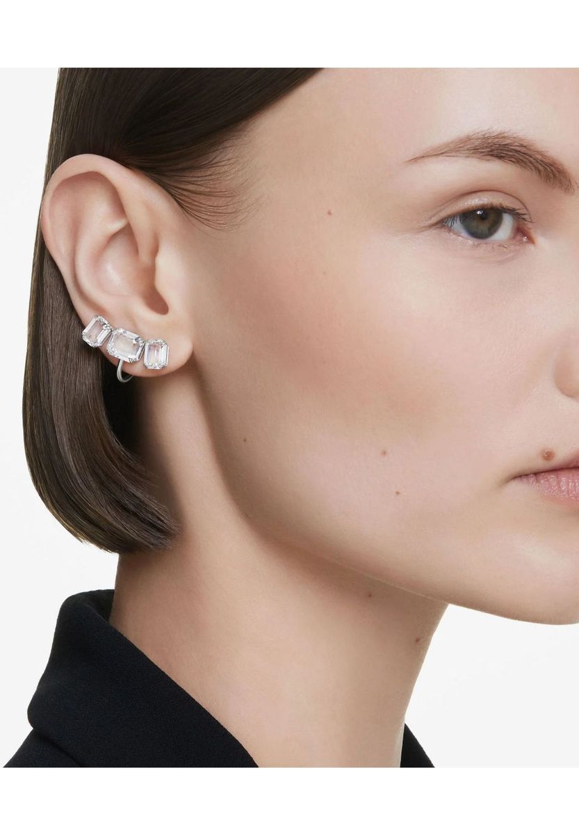 Kristall-Oktagonschliff Ohrstecker