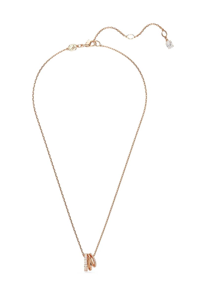 SWAROVSKI Damen Kette mit Anhänger, 99 ROSÉGOLD,
