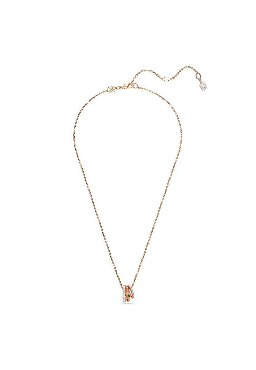 SWAROVSKI Damen Kette mit Anhänger, 99 ROSÉGOLD,