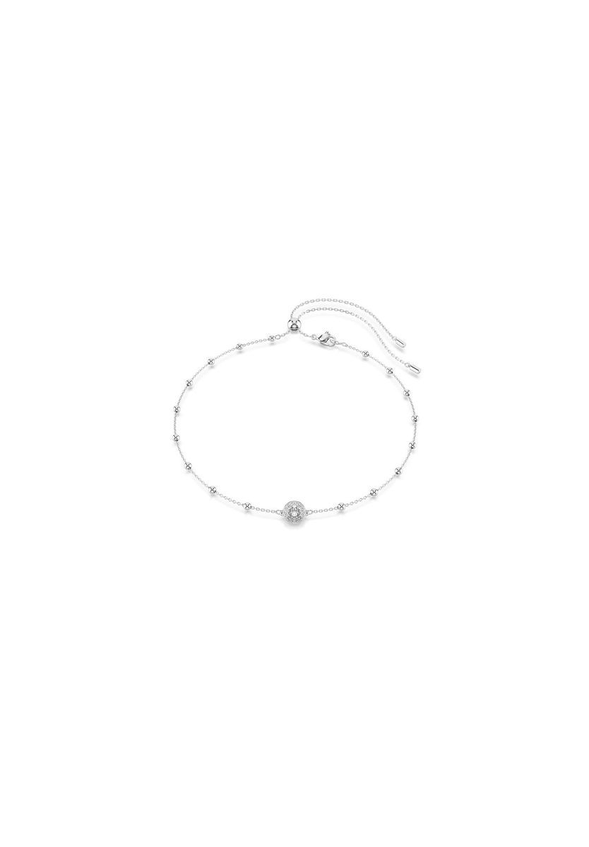 Zarter Kristallkreis Silber Choker