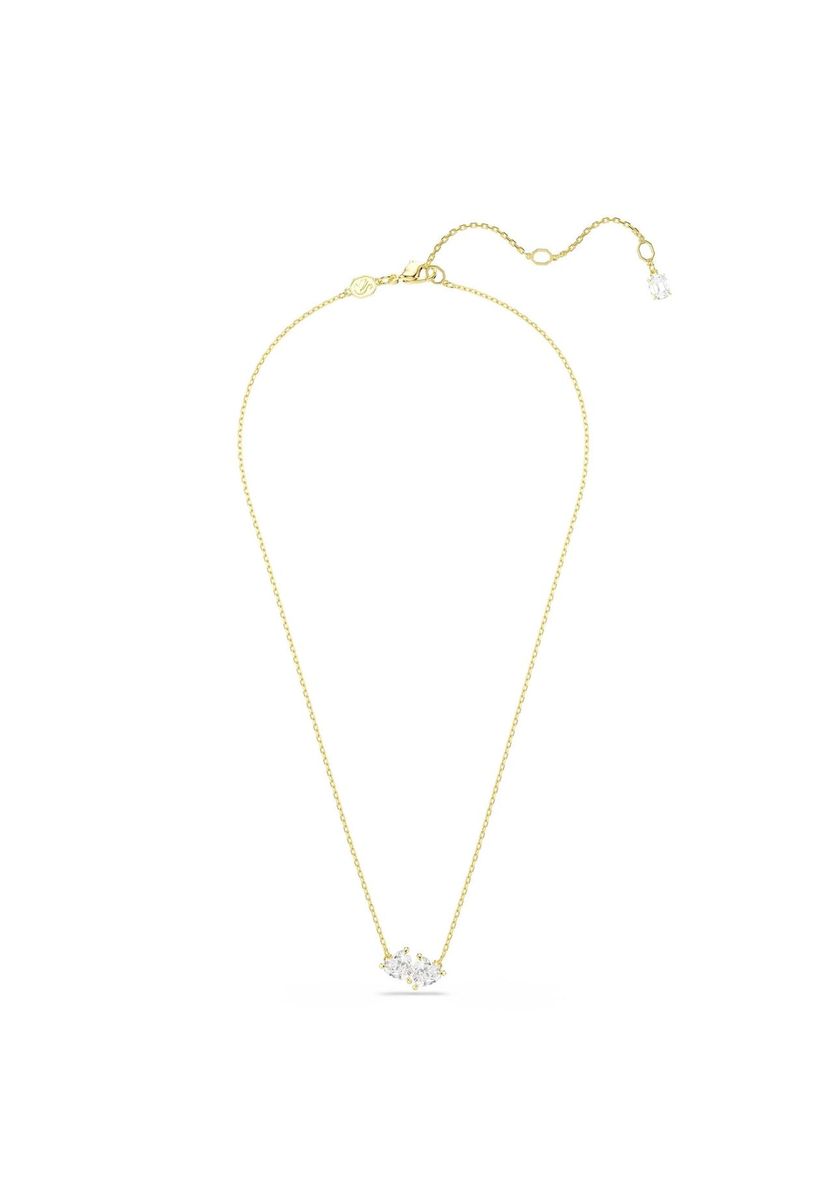 Zarte goldene Zwillingsherz-Halskette