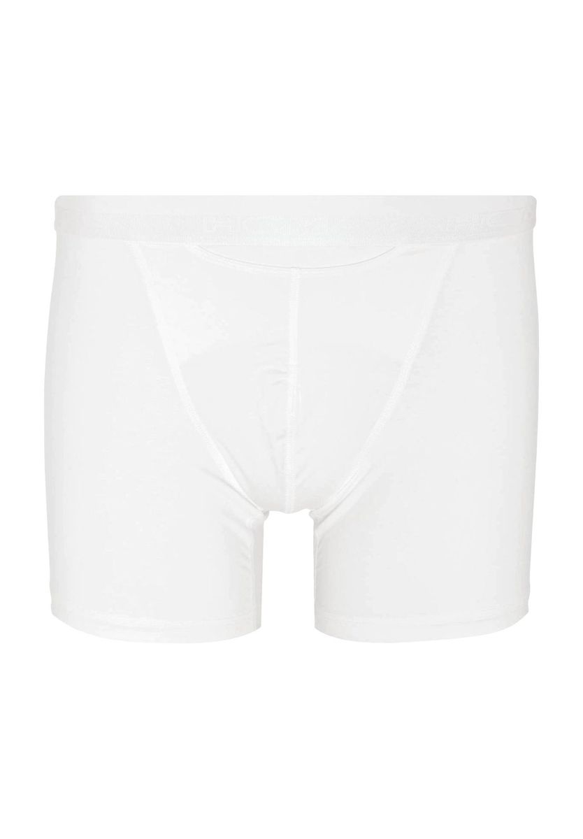 Klassische weiße Boxershorts aus Baumwollmischung