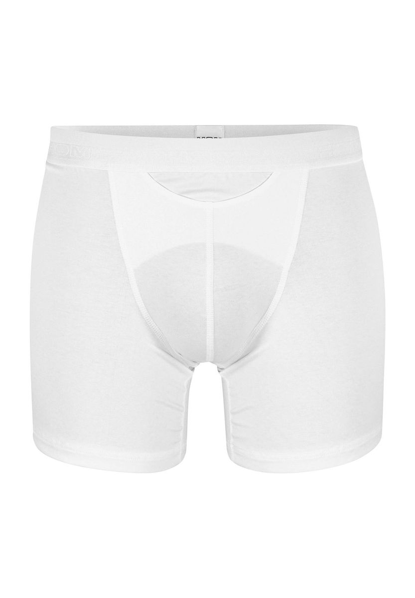 Klassische weiße Boxershorts aus Baumwollmischung