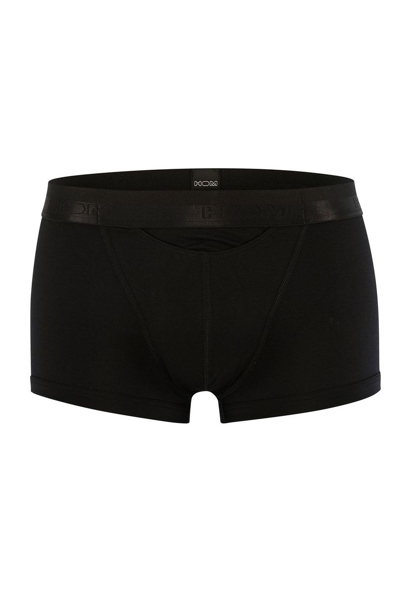 Schwarze Herren-Boxershorts mit Logo-Bund
