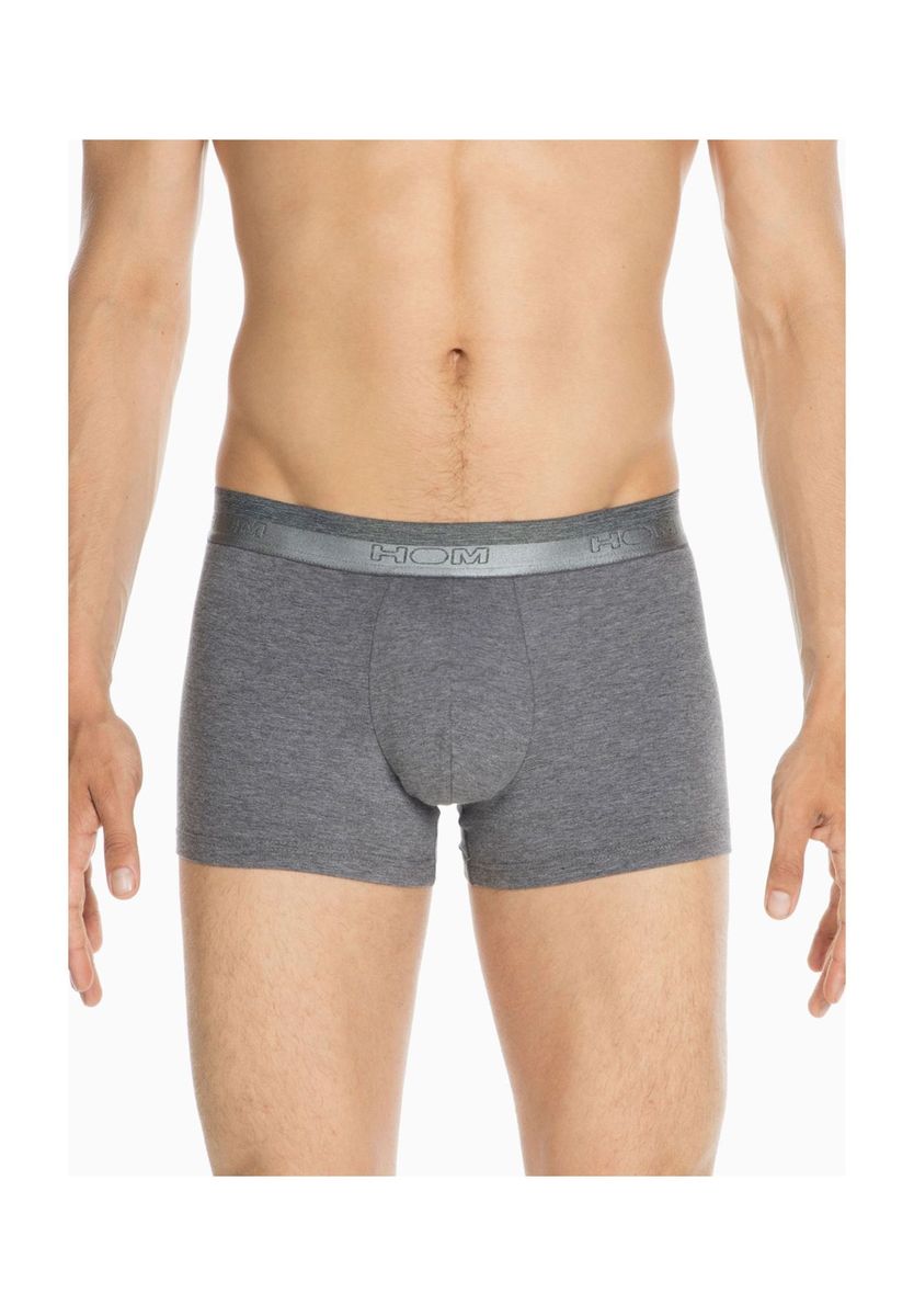Klassische graue Microfaser-Boxershorts