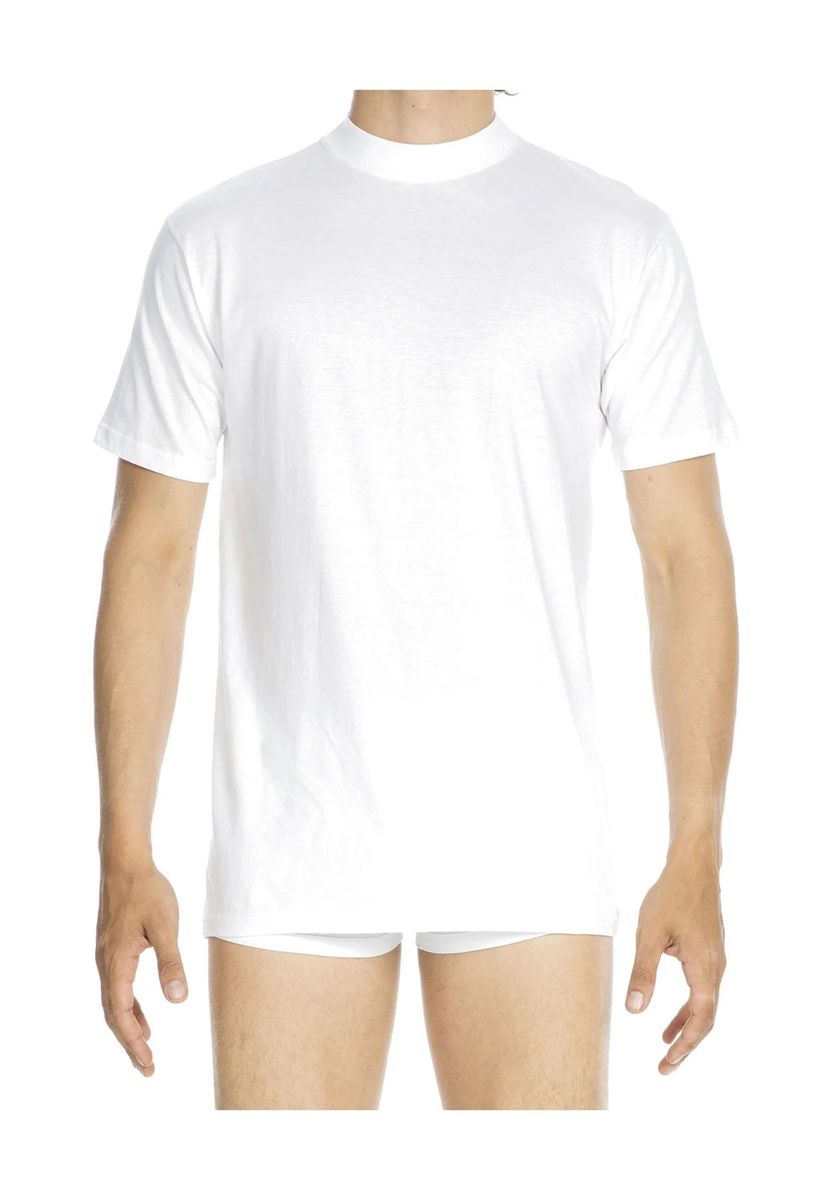 Klassisches Baumwoll-T-Shirt mit Rundhalsausschnitt