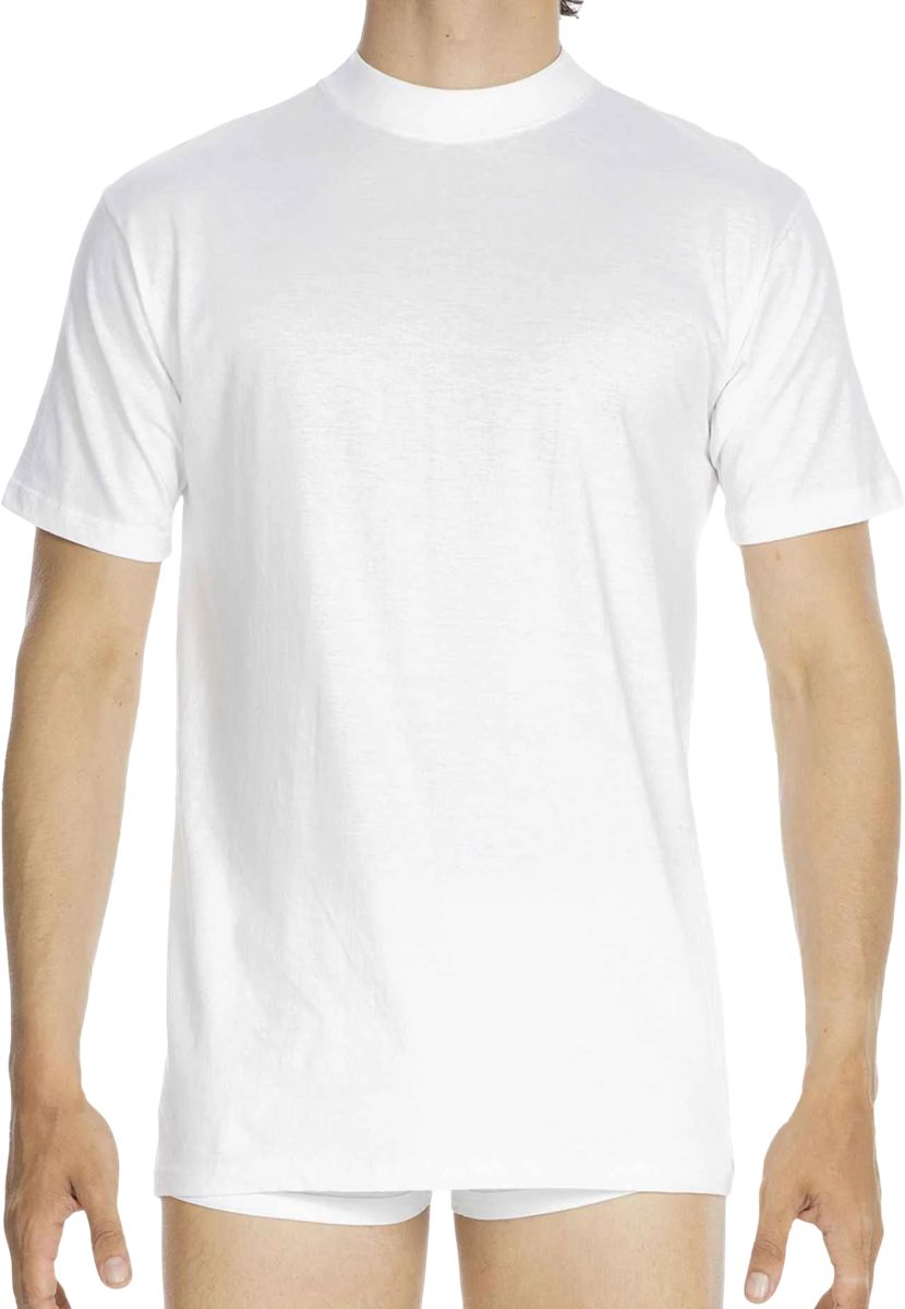 HOM Harro New Unterhemd, breite Blende, für Herren, weiß, M