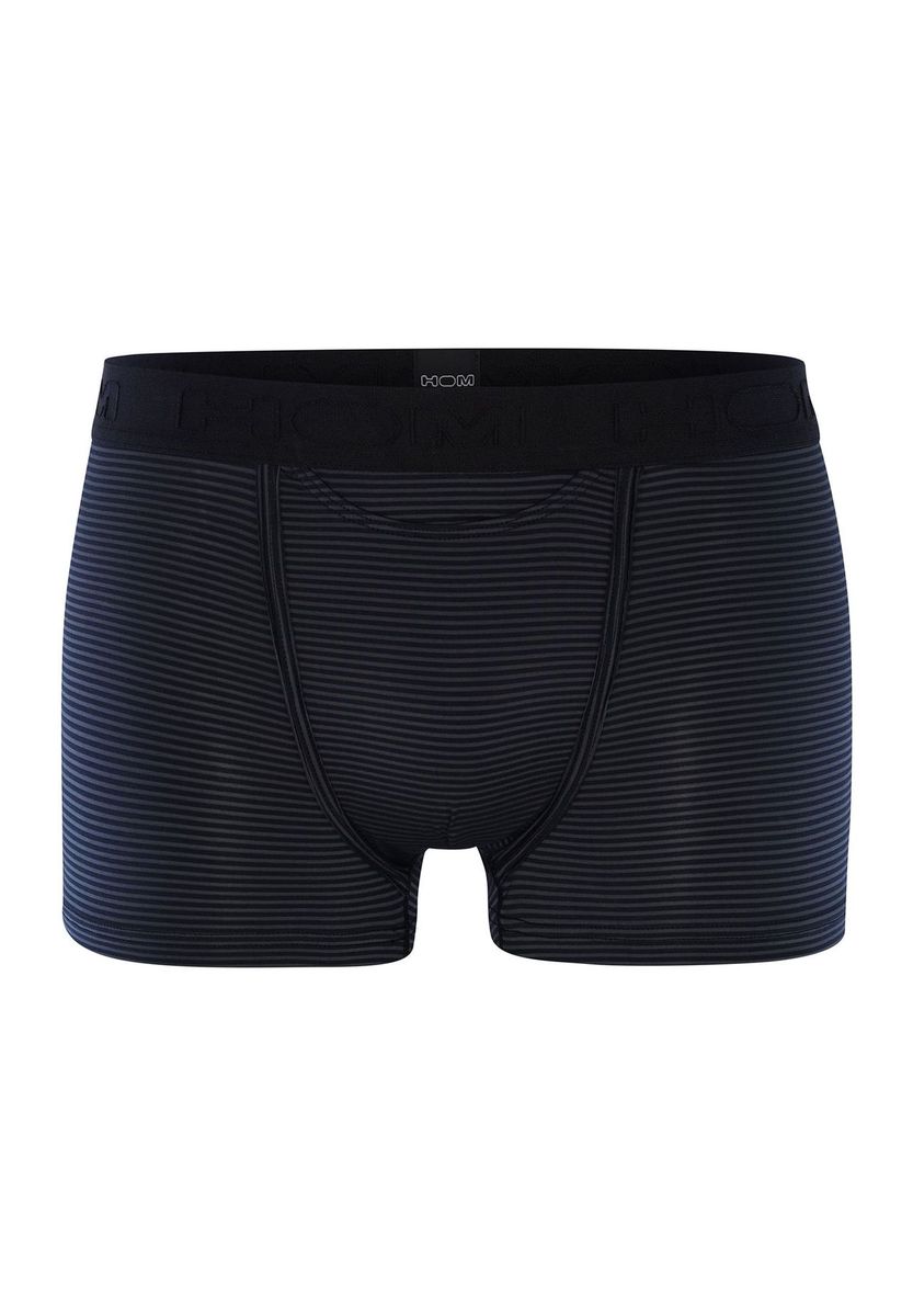 Gestreifte Mikrofaser-Boxershorts mit Tasche