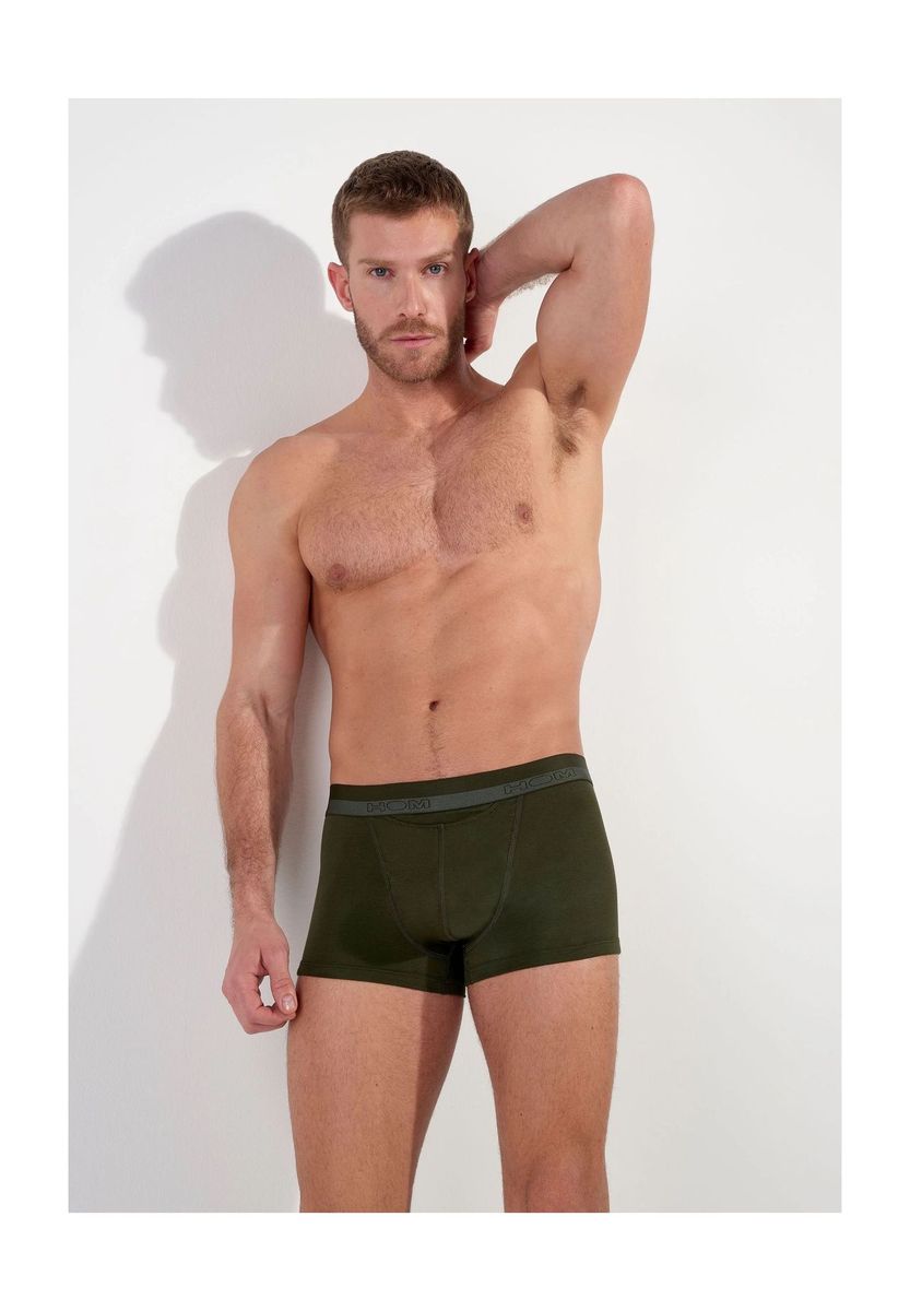 Herren Einfarbig Grüne Trunk Unterwäsche