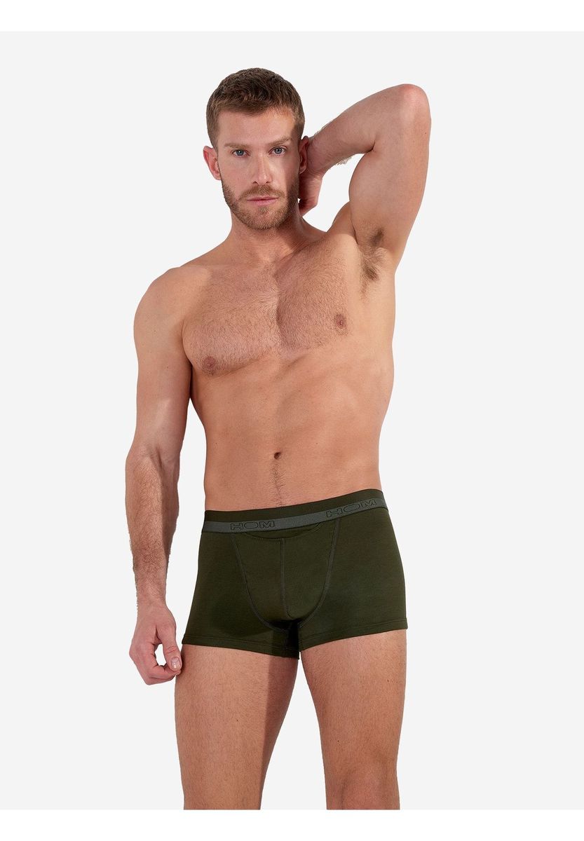 Herren Einfarbig Grüne Trunk Unterwäsche