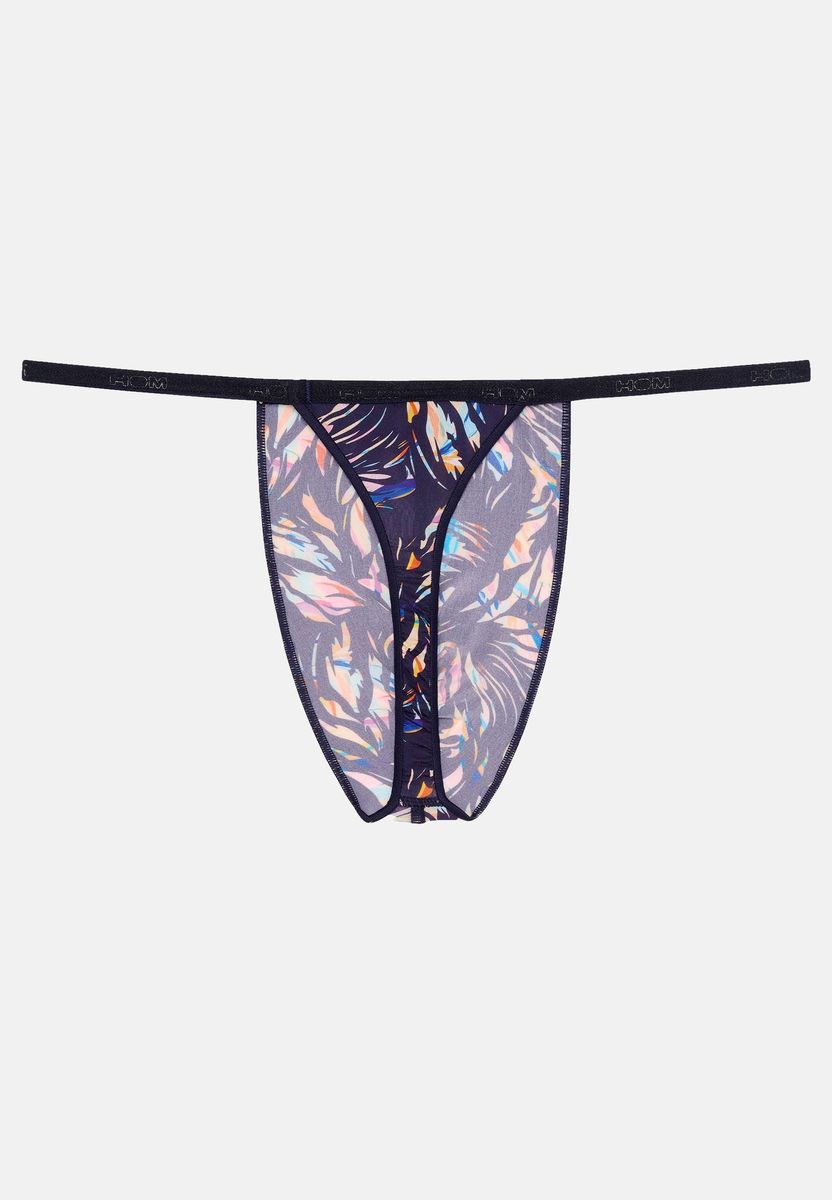 Herren G-String Tanga mit Blumendruck