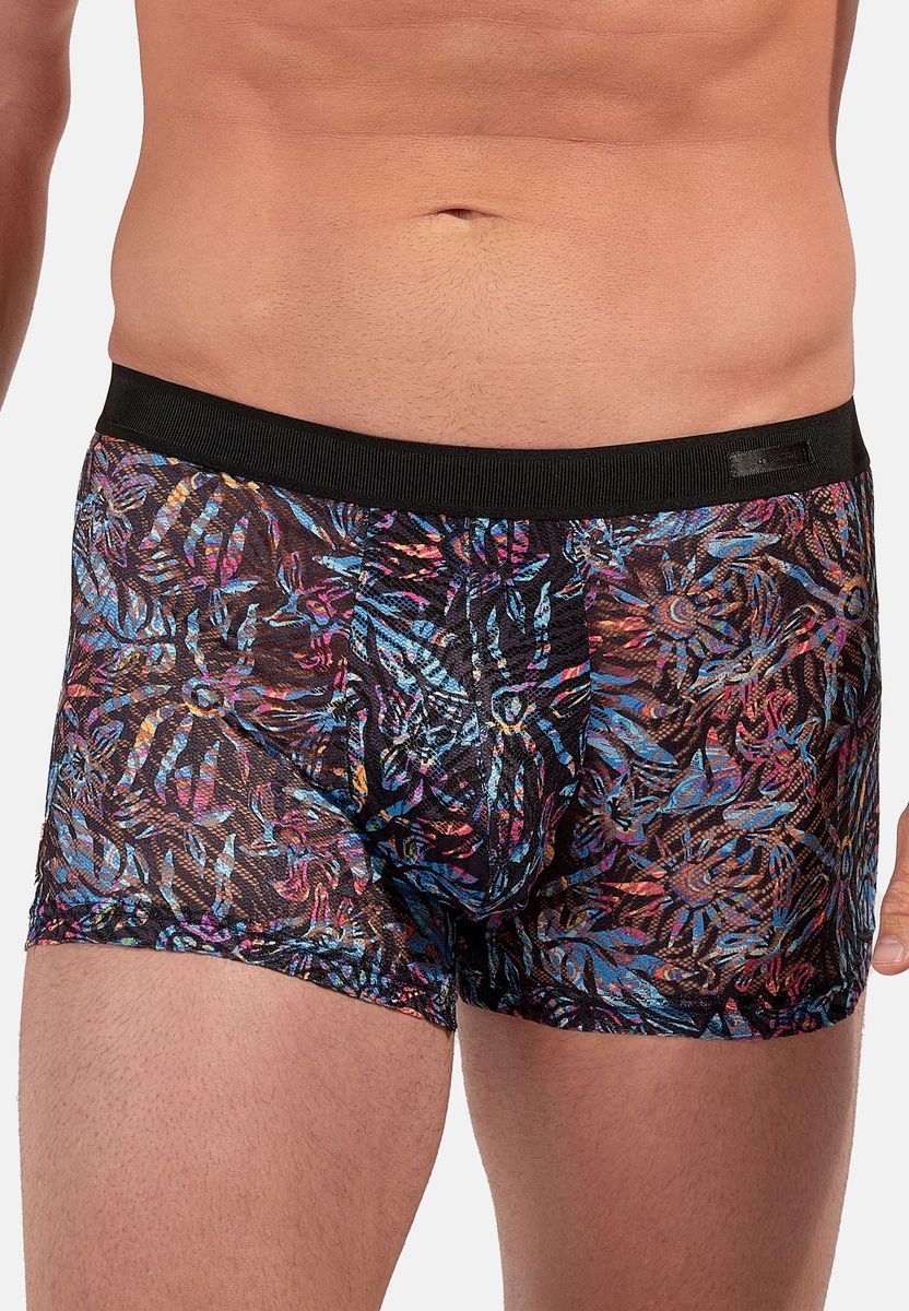 Bunte Herren-Boxershorts mit Blumendruck