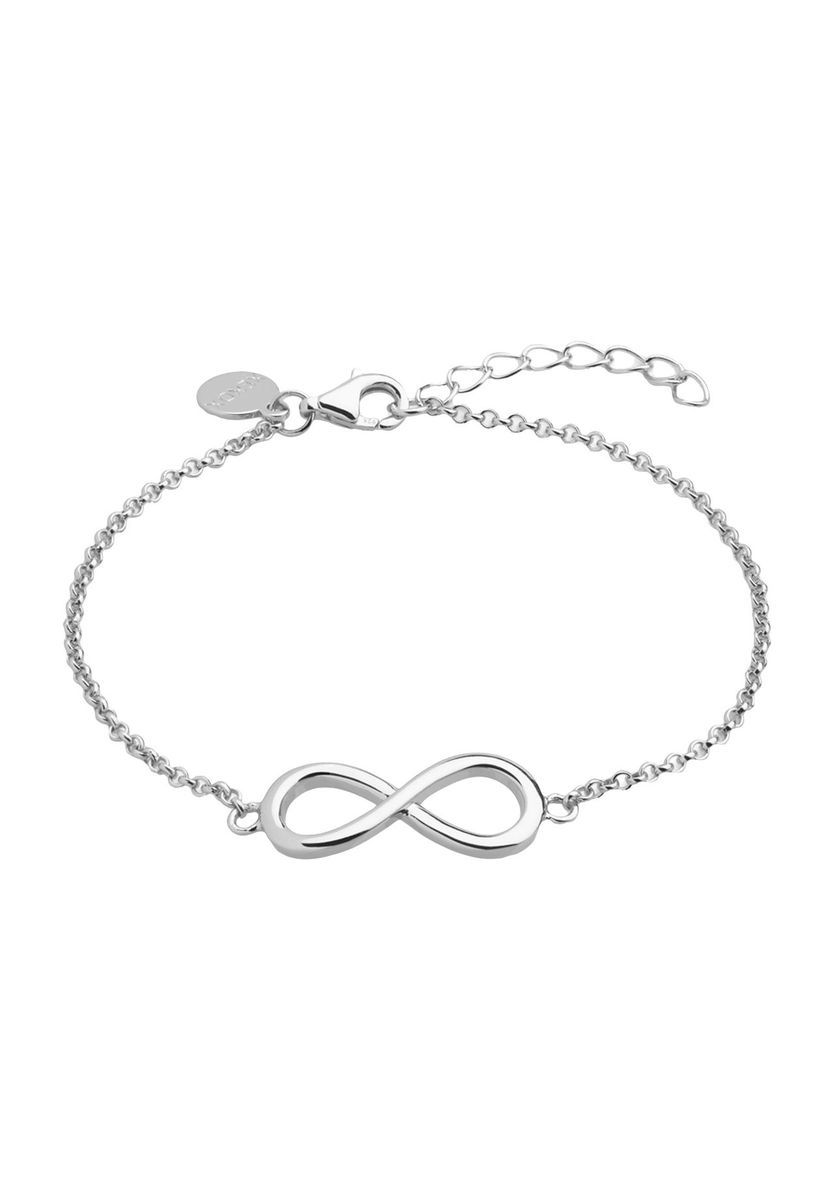 Silbernes Infinity-Symbol Kettenarmband