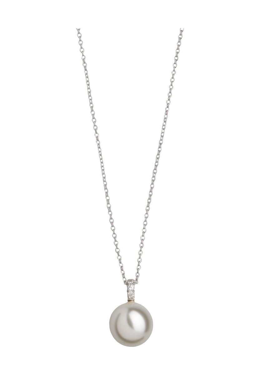 Halskette aus Sterlingsilber mit Perlenanhänger