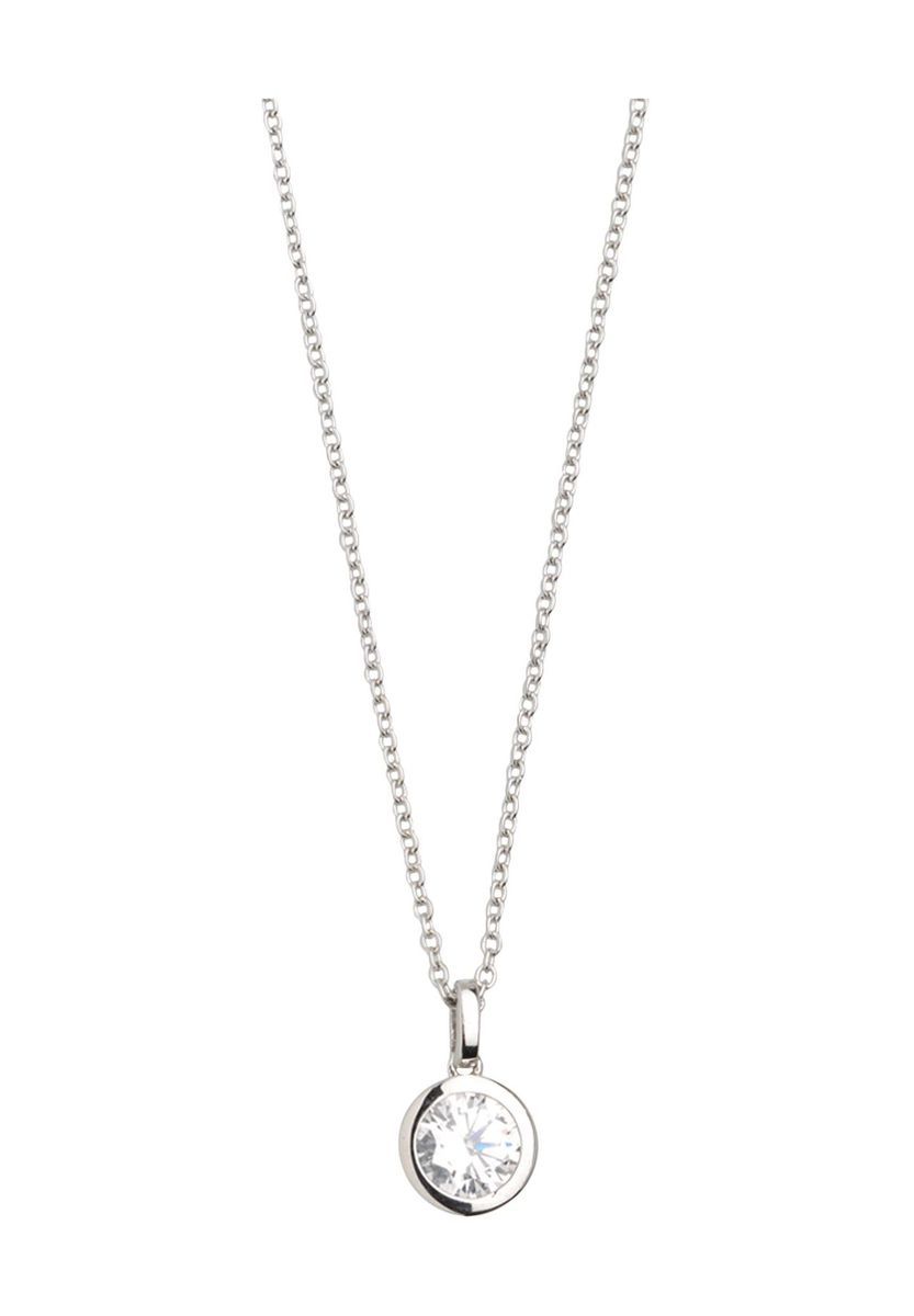 Silberkette mit Zirkonia-Anhänger