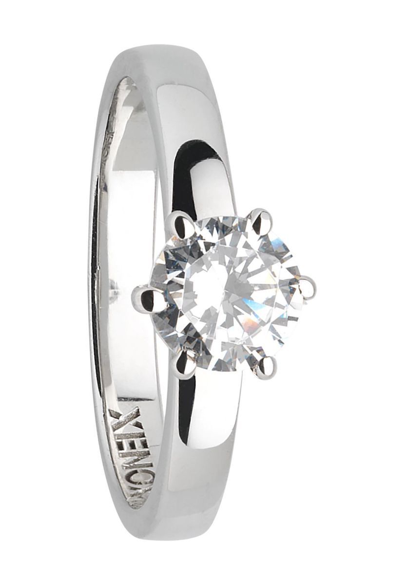 XENOX Damen Ring "XS7356", 925er Silber, silber, 50