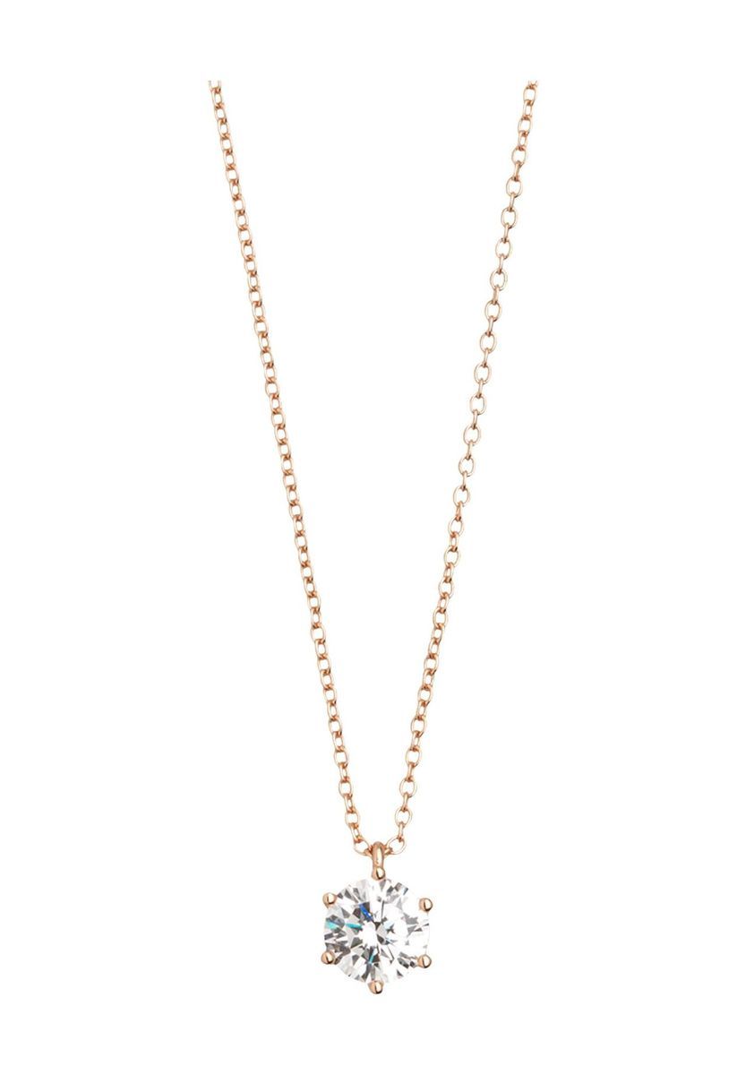 Elegante Halskette mit Roségold-Anhänger