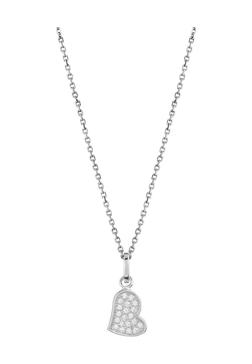 XENOX Damen Kette mit Anhänger "Herz XS3416K", 925er Silber, gold