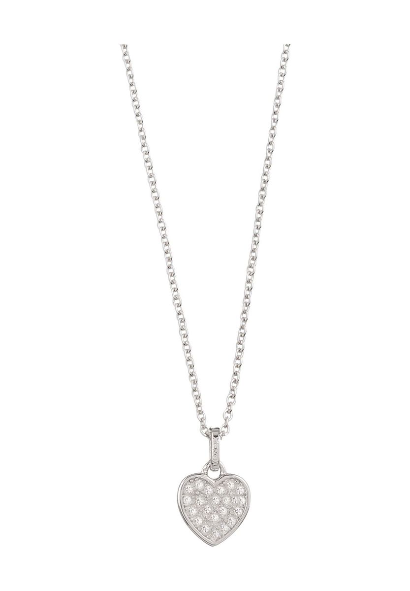 XENOX Damen Kette mit Anhänger "Love Story XS3419K", 925er Silber, silber