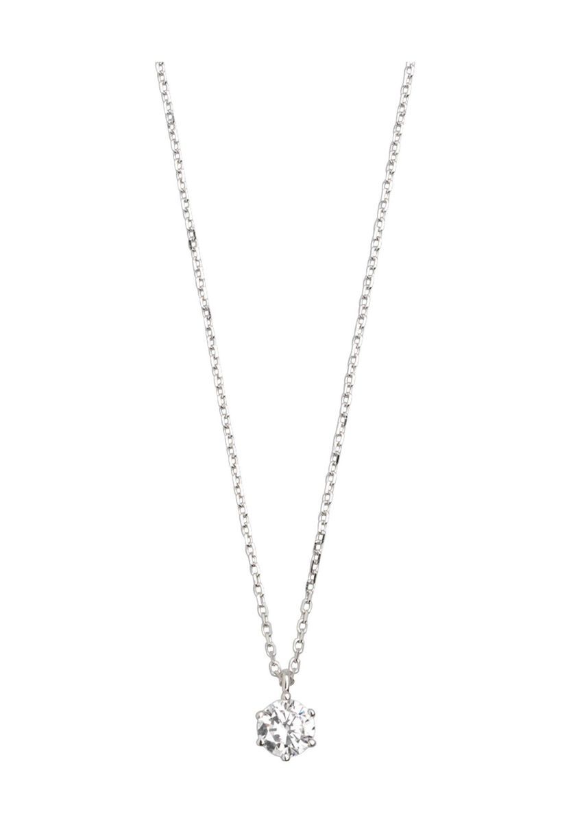 Silberkette mit Zirkonia-Anhänger