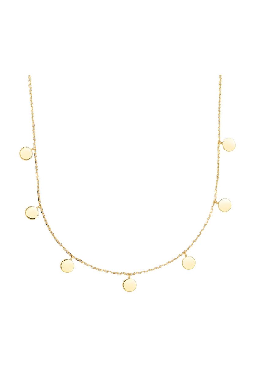 XENOX Damen Halskette "XS3690", 925er Silber, gold